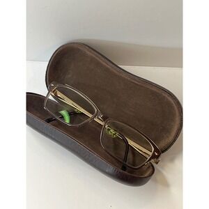 Stepper SI-30033 F180 Titanium Eyeglasses Brown Rectangular Frames 54-14-135